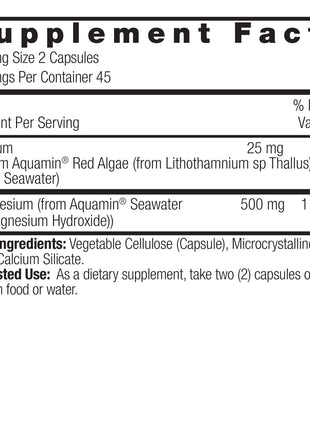 Marine Based Magnesium 500 mg - Natuurlijke Magnesium uit Aquamin® (90 capsules) - Nature's Answer - SuperfoodShop