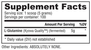 L-Glutamin 500g – 100% rein &amp; pflanzlich