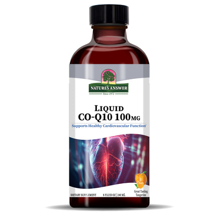 Liquid CoQ10 – 100 mg (240 ml) – Tangerine‑smaak
