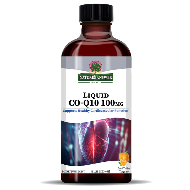 Liquid CoQ10 – 100 mg (240 ml) – Tangerine‑smaak