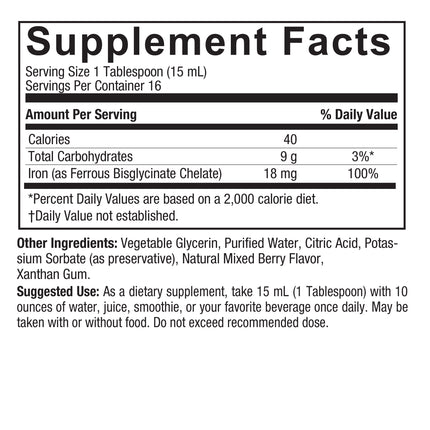 Gentle Iron Liquid – 240 ml (Mixed Berry)