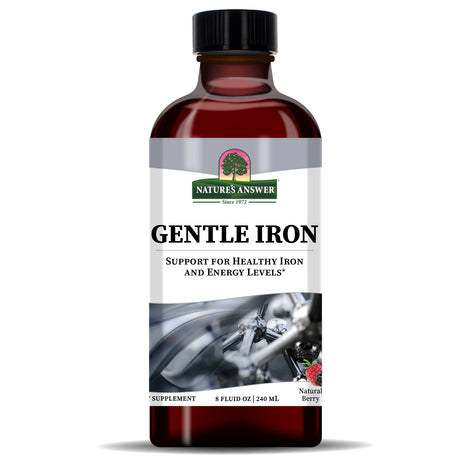 Gentle Iron Liquid – 240 ml (Mixed Berry) - Nature's Answer - SuperfoodShop