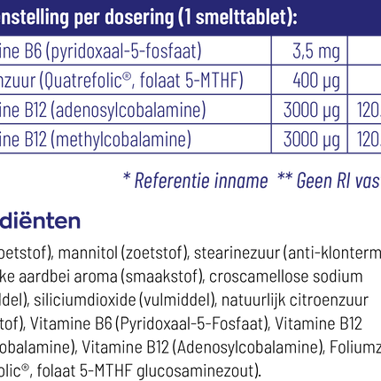 Vitamine B12 Combi met folaat - De Ultieme Energieboost voor Je Lichaam - Vitakruid - SuperfoodShop