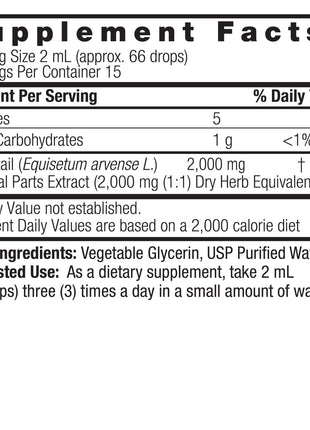 Heermoes Extract (Horsetail) – Alcoholvrij & Plantaardig 30 ml - Nature's Answer - SuperfoodShop