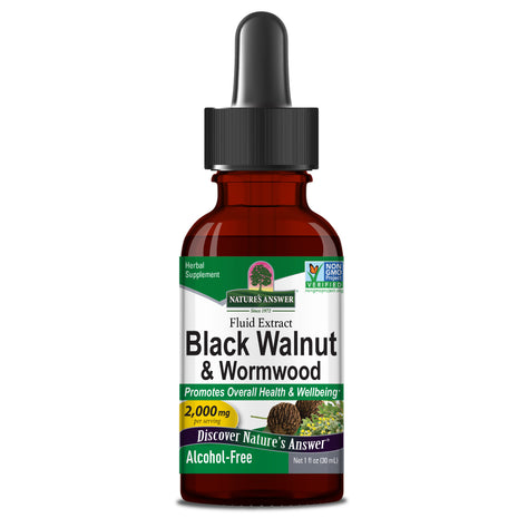 Zwarte Walnoot Tinctuur met Absintalsem – Alcoholvrij Kruidenextract (30 ml) - Nature's Answer - SuperfoodShop