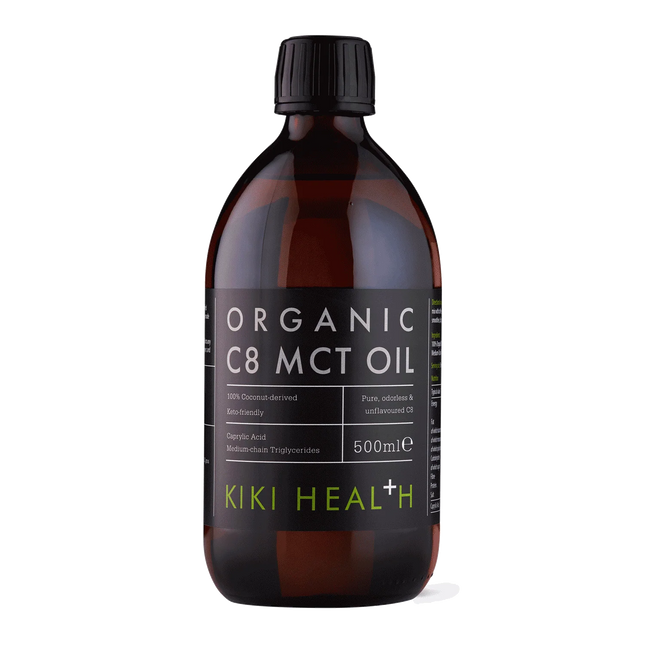 Organic C8 MCT Oil – 500 ml (96% caprylzuur uit kokos)