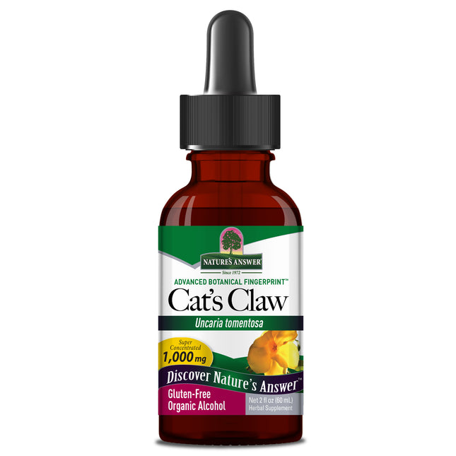 Cat’s Claw Extract – Alcoholvrij Kruidenextract (2000 mg per dosering) - Nature's Answer - SuperfoodShop