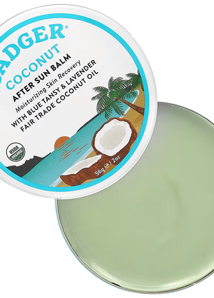 Badger Coconut After Sun Balm – 56 g – Bio &amp; Regenerierend