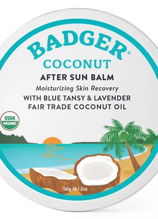 Badger Coconut After Sun Balm – 56 g – Bio &amp; Regenerierend