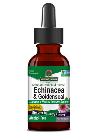 Echinacea & Goldenseal Vloeibaar Extract – 59ml – Alcoholvrij