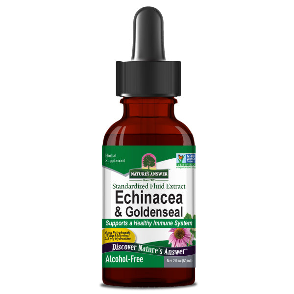 Echinacea & Goldenseal Vloeibaar Extract – 30ml – Alcoholvrij
