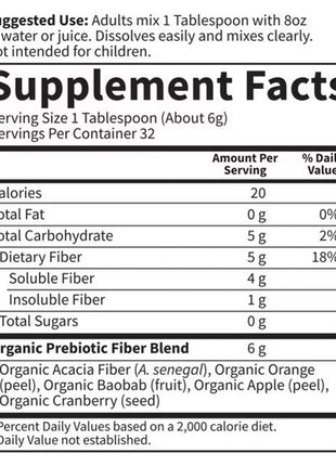 Vezels - Dr. Formulated - Organic Fiber - Garden of Life - SuperfoodShop