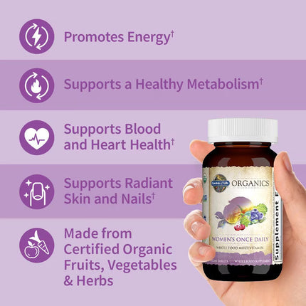 Organics Women’s Once Daily - Biologische Multivitamine
