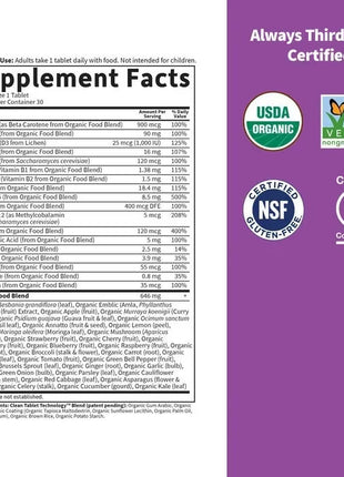 Organics Women’s Once Daily - Biologische Multivitamine