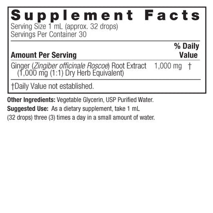 Ingwer (Ingwer) Extrakt alkoholfrei 30ml