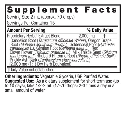 Lever Support – Alcoholvrij Kruidenextract (30 ml) - Nature's Answer - SuperfoodShop