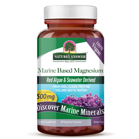 Pflanzliches Magnesium – 500 mg aus Aquamin® (90 Kapseln)
