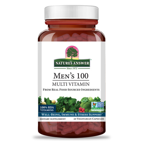 Men’s 100 Multivitamin – 60 Capsules - Nature's Answer - SuperfoodShop