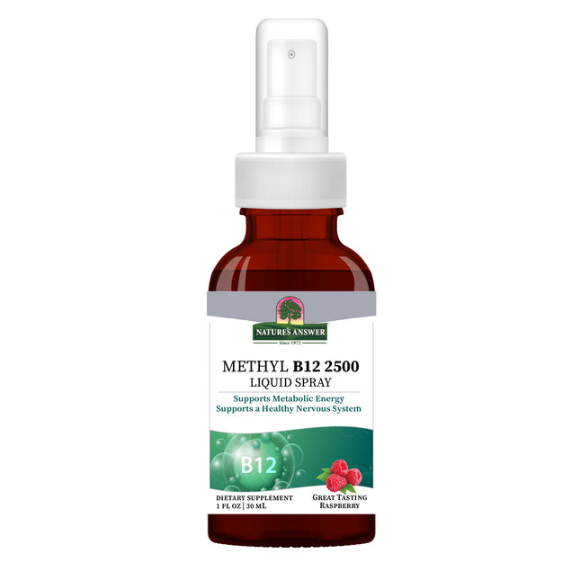 Methyl B12 2500 mcg Spray – Raspberry – 30 ml