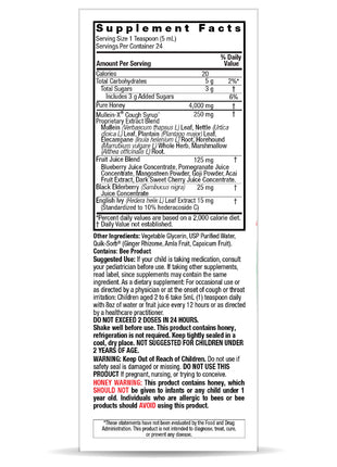 Mullein-X™ Multi-System-Hustensaft 120 ml