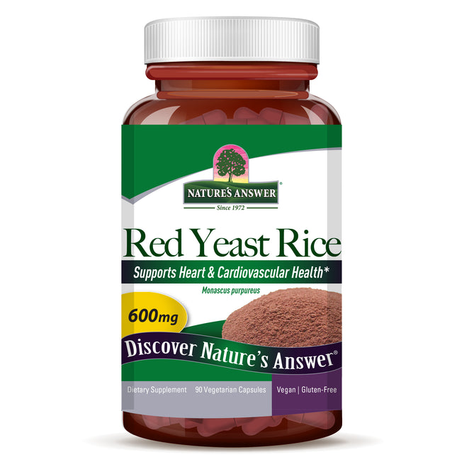 Red Yeast Rice 600mg – 90 Vegan Capsules