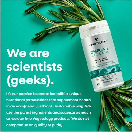 Omega-3-Algenöl – 60 Tage – 100 % pflanzlich und nachhaltig