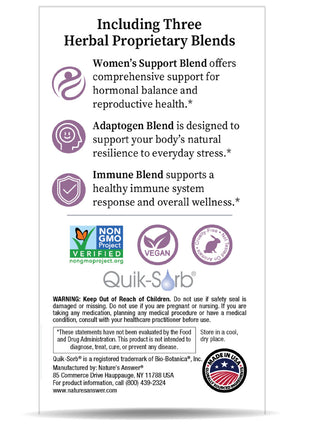 Women’s 100 Multivitamin – 60 Capsules - Nature's Answer - SuperfoodShop