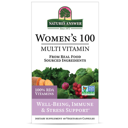 Women’s 100 Multivitamin – 60 Capsules - Nature's Answer - SuperfoodShop