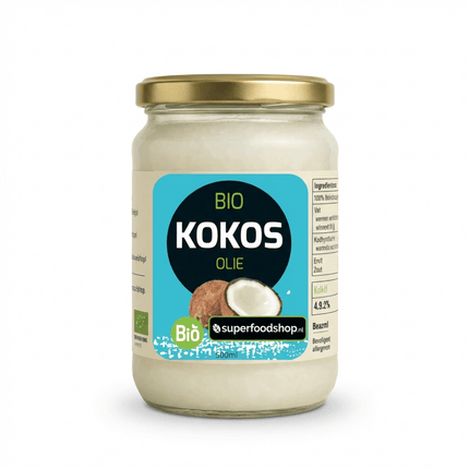 Bio Kokosolie Virgin – 500ml – Koudgeperst & RAW - Superfoodshop - SuperfoodShop