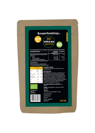 Bio Spirulina Raw &amp; Pure – 100% Algenpulver