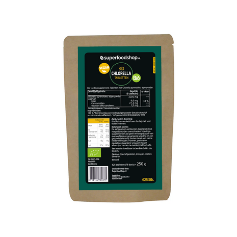 Bio Chlorella – 100% Süßwasseralgen – Roh &amp; Bio