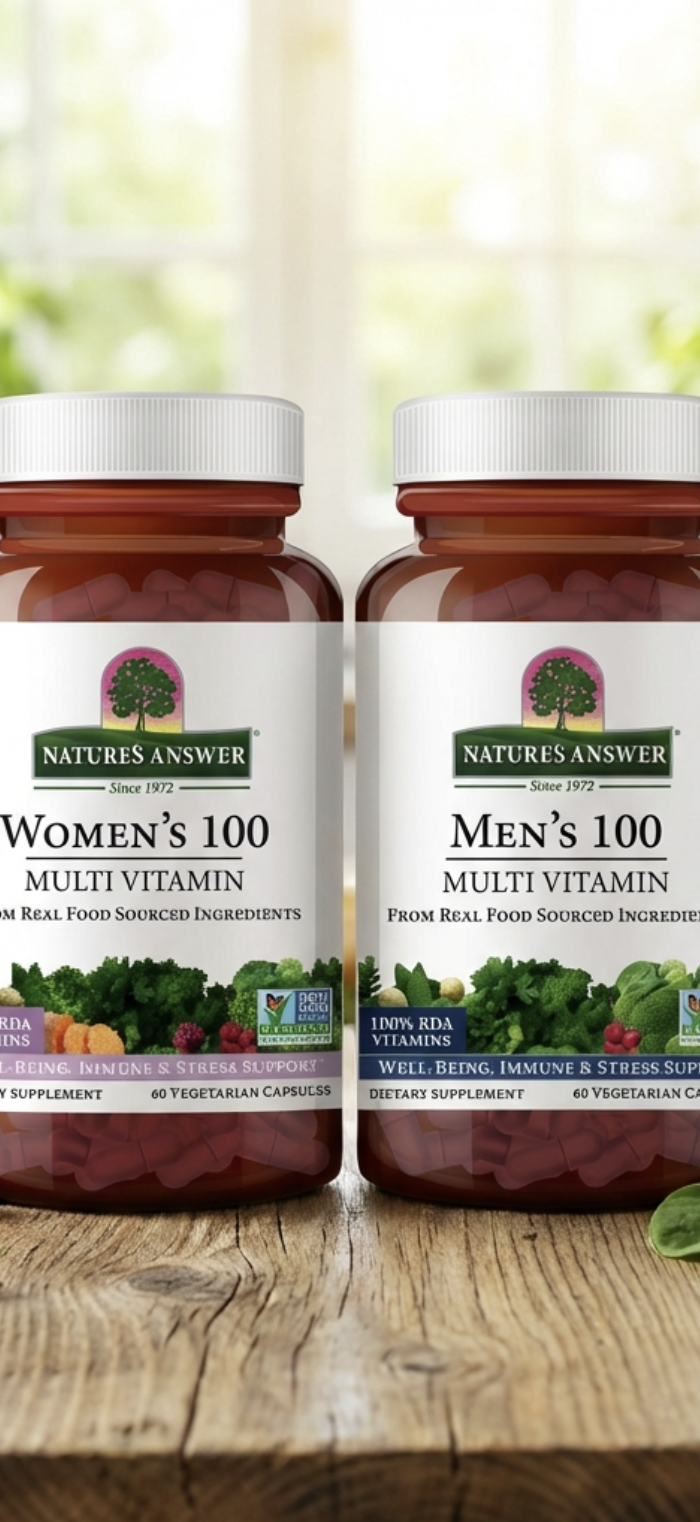 <h1>Complete daily multivitamin for men & women</h1>