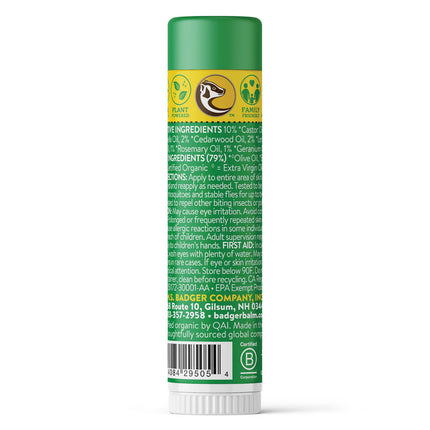 Badger Anti Bug Balm Stick – Natürlicher Insektenschutz 17g