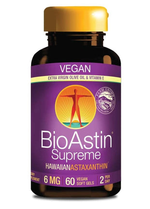 BioAstin Supreme Astaxanthin 6mg – 100% Natuurlijke Carotenoïde uit Hawaii - Nutrex Hawaii - SuperfoodShop