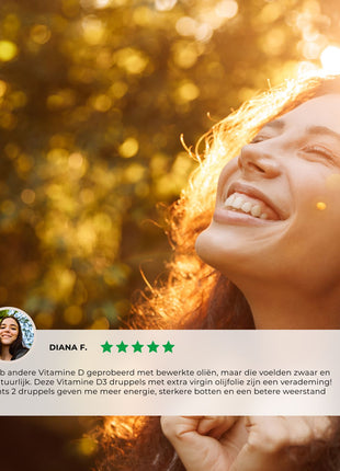 Vitamin D3 4000 IE – Tropfen mit Olivenöl (300 Dosen / 50 ml)