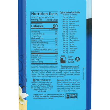 Warrior Blend Proteïne – 750 g - Biologisch